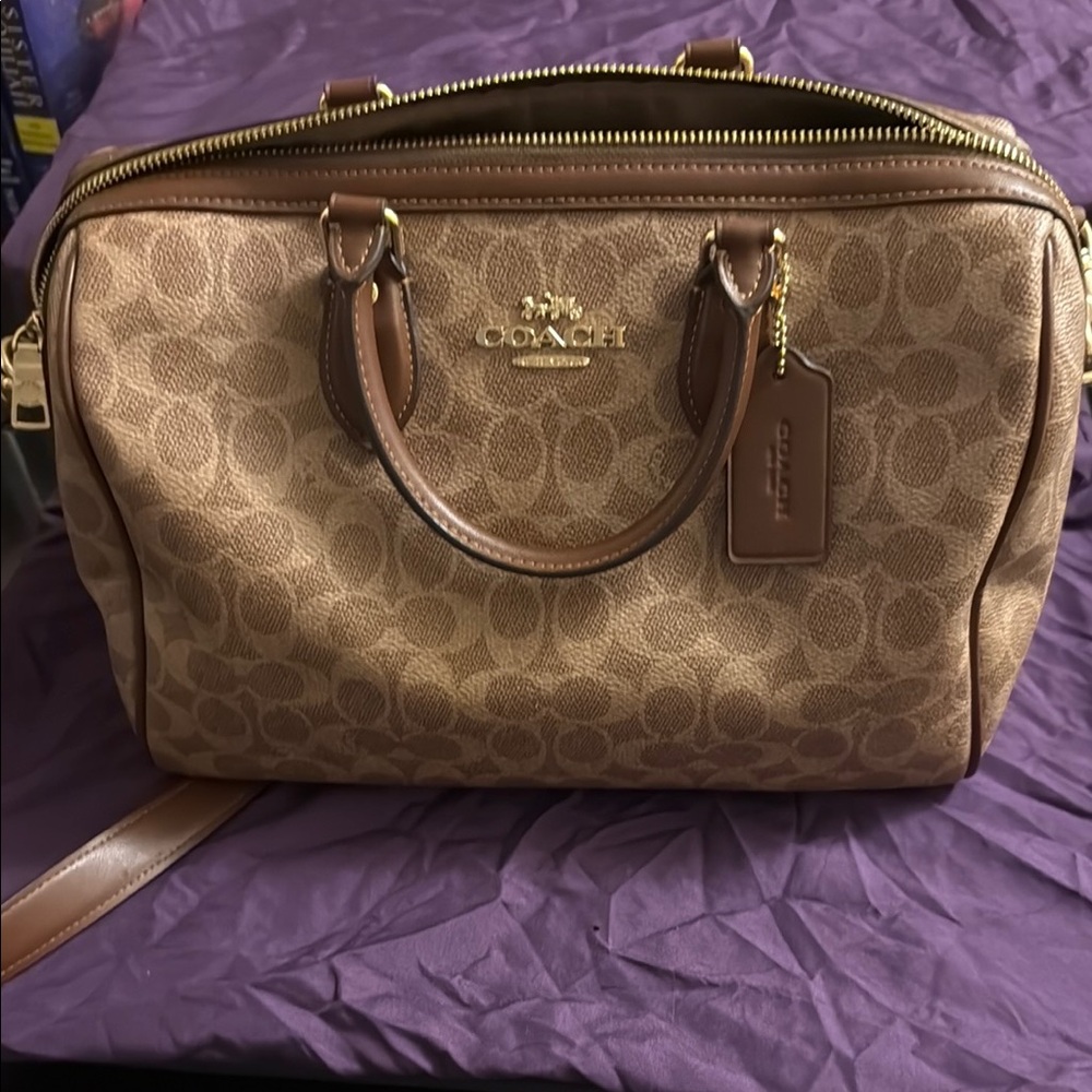 Coach Tan and Brown Women's Bag